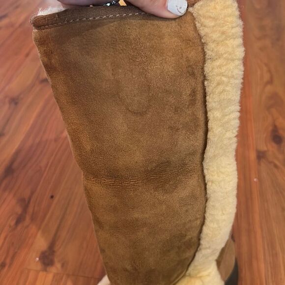 UGG's sundance boots size 7 tan suede shearling - Picture 9 of 10